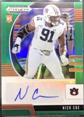 Nick Coe [Autograph Green Prizm] #217