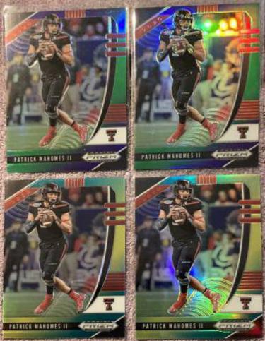 Patrick Mahomes II [Green, Yellow Prizm] #81
