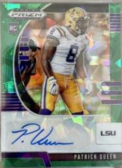 Patrick Queen [Autograph Green Ice Prizm] #221