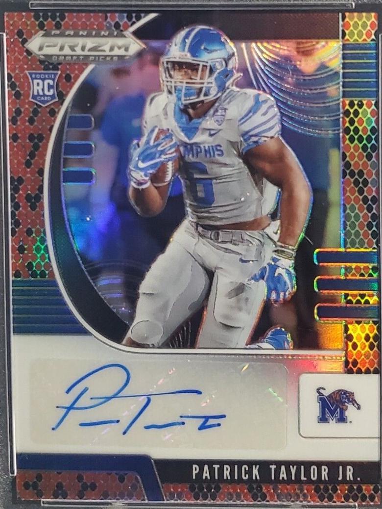 Patrick Taylor Jr. [Autograph Snakeskin Prizm] #247