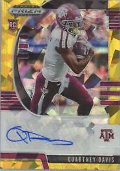Quartney Davis [Autograph Gold Ice Prizm] #274