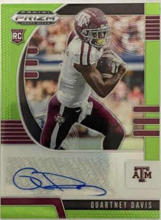 Quartney Davis [Autograph Green Prizm] #274