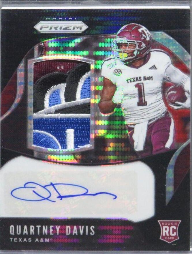 Quartney Davis [Autograph Orange Pulsar Prizm] #274