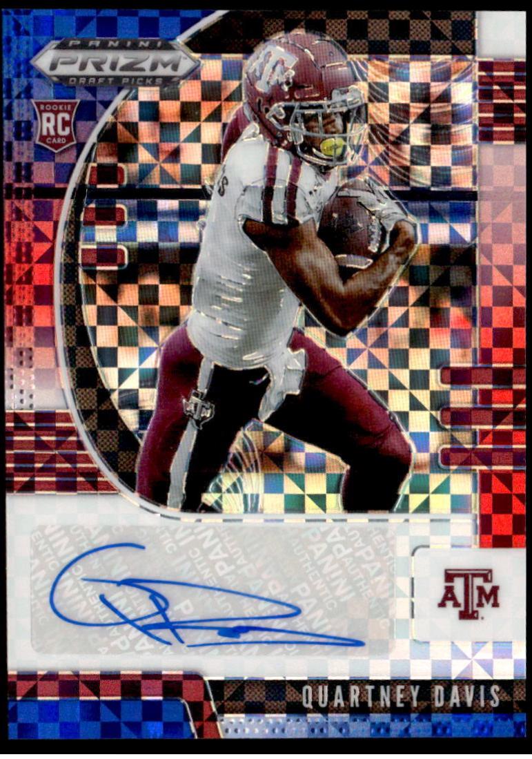 Quartney Davis [Autograph Red White Blue Prizm] #274