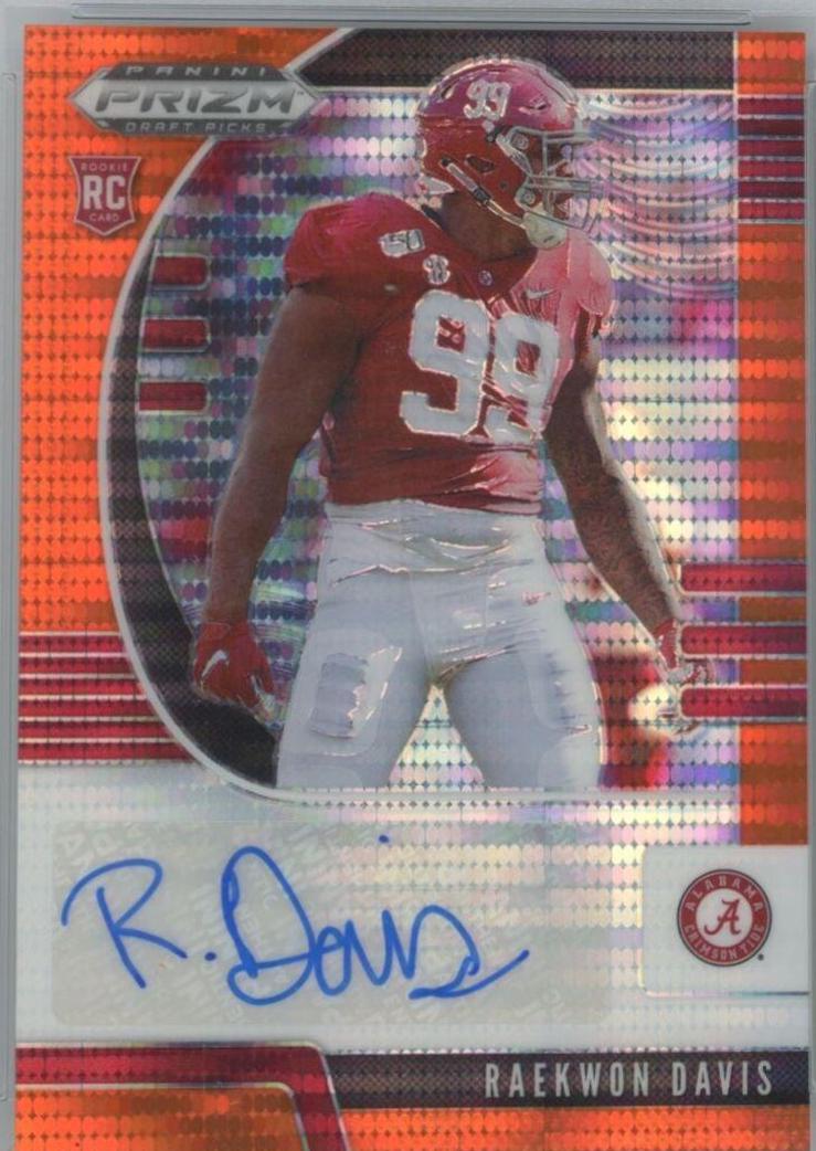 Raekwon Davis [Autograph Orange Pulsar Prizm] #165