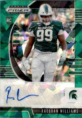 Raequan Williams [Autograph Green Ice Prizm] #252