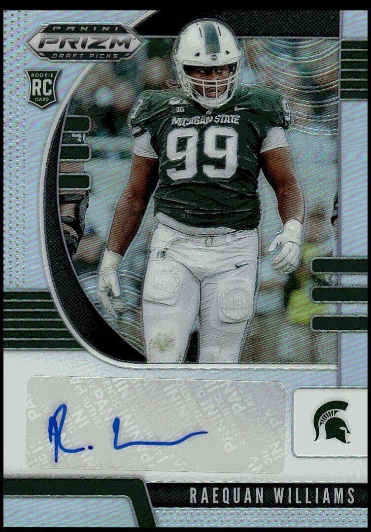 Raequan Williams [Autograph Snakeskin Prizm] #252