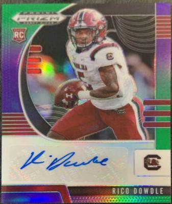 Rico Dowdle [Autograph Purple Green Prizm] #271