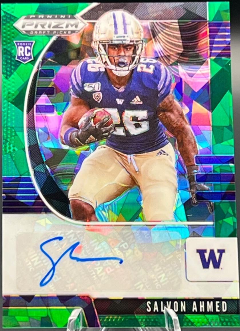 Salvon Ahmed [Autograph Green Ice Prizm] #151