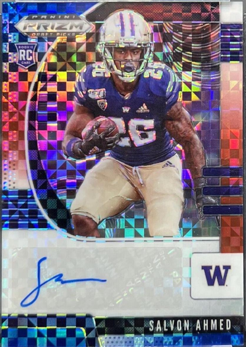 Salvon Ahmed [Autograph Red White Blue Prizm] #151
