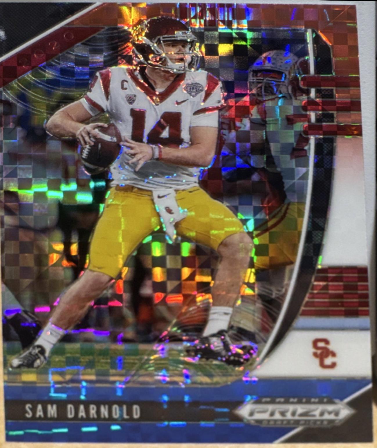 Sam Darnold [Red, White, Blue Prizm] #87
