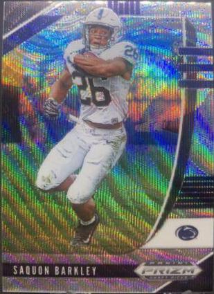 Saquon Barkley [Blue Wave Prizm] #88