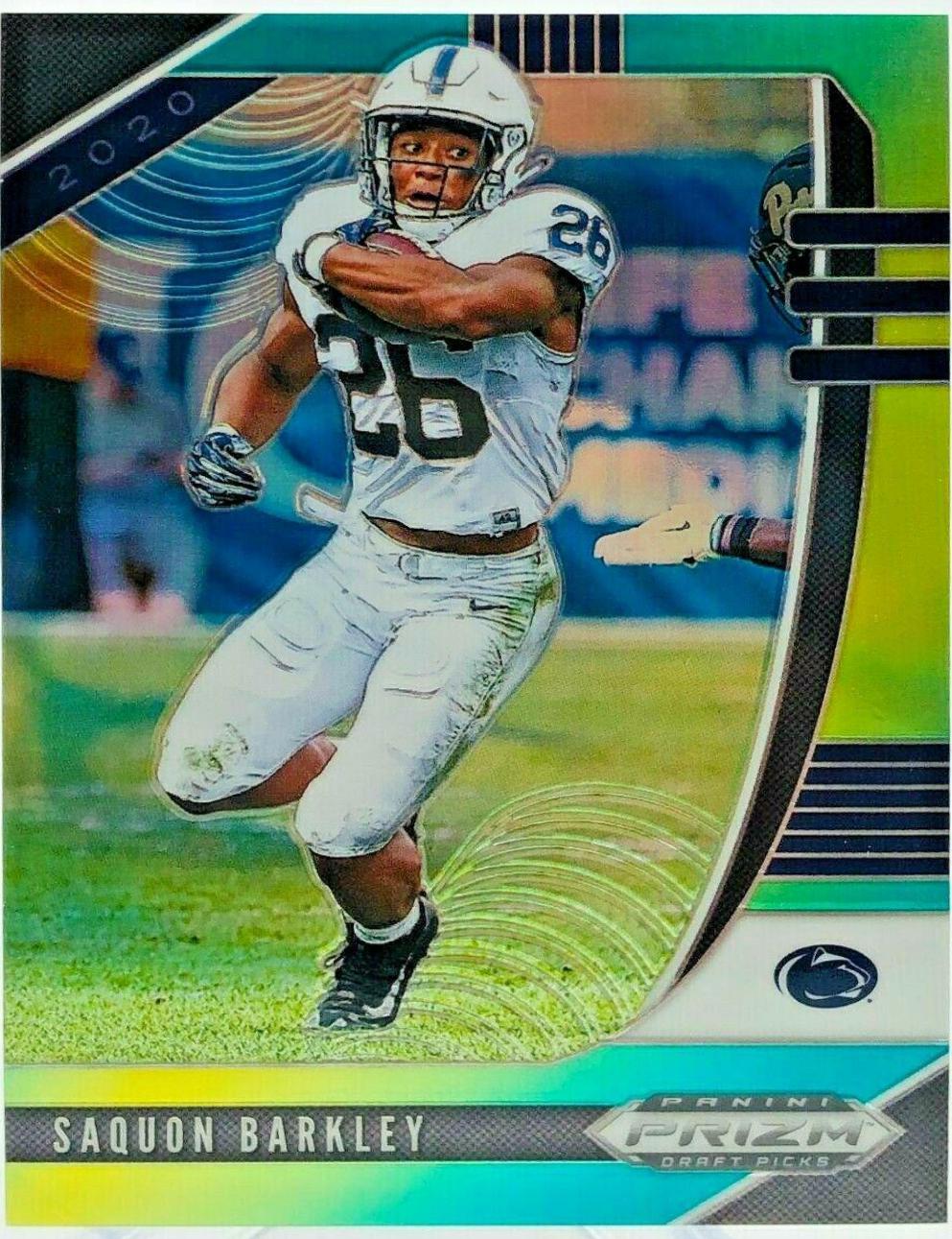 Saquon Barkley [Green, Yellow Prizm] #88
