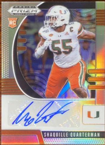 Shaquille Quarterman [Autograph Snakeskin Prizm] #213