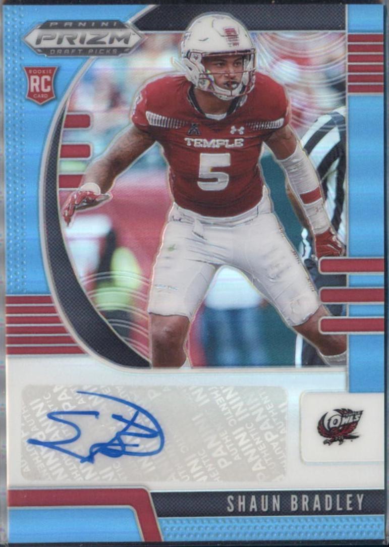 Shaun Bradley [Autograph Carolina Blue Prizm] #227