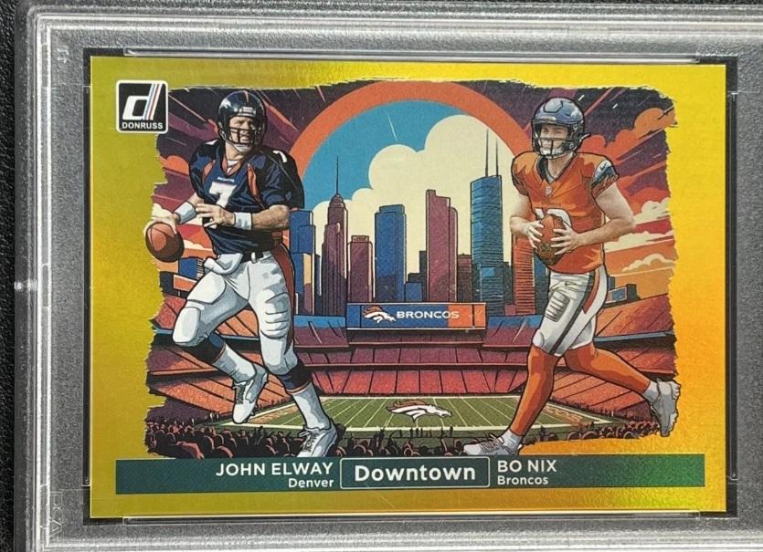 Bo Nix / John Elway [Gold] #14