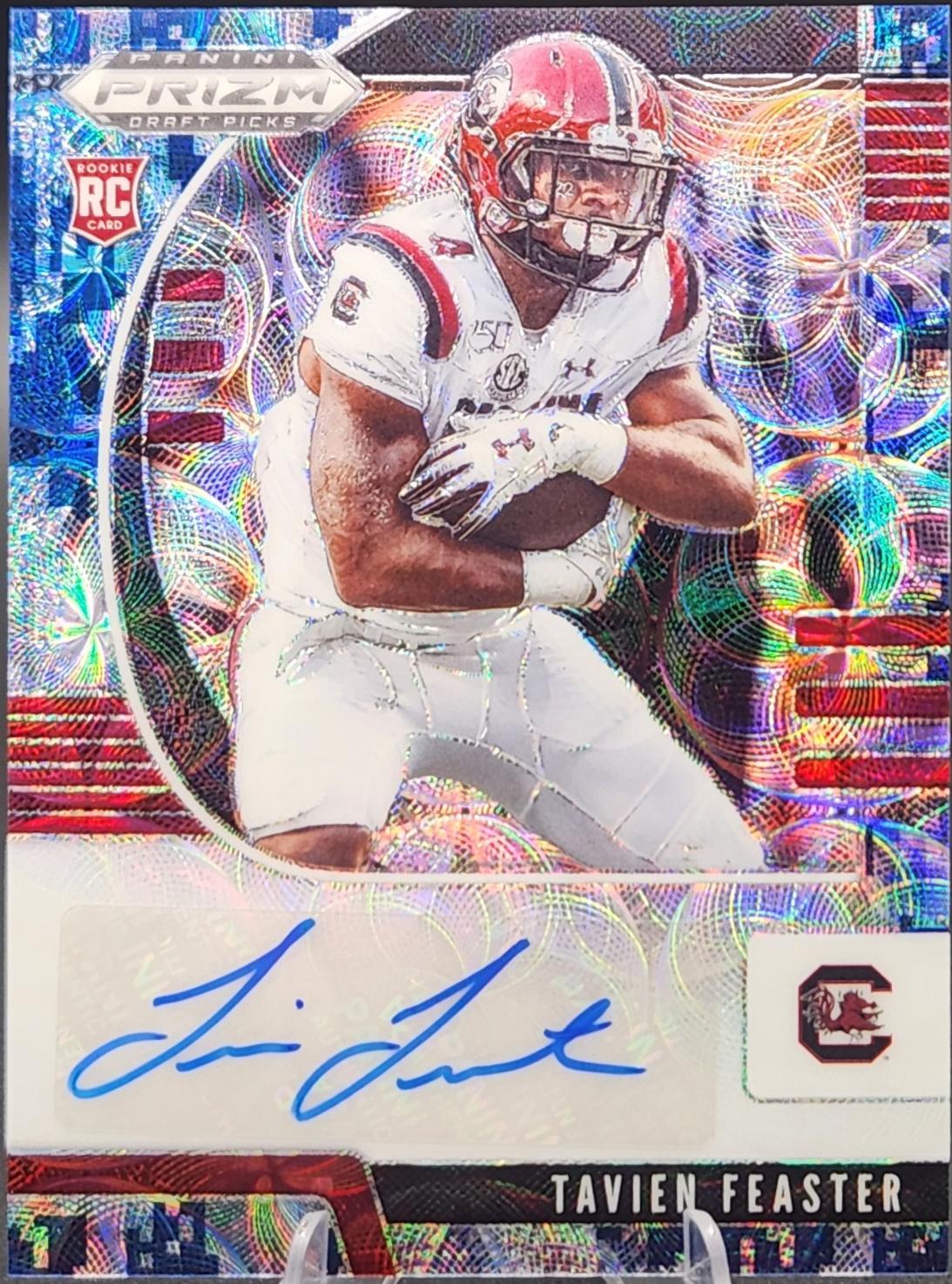 Tavien Feaster [Autograph Camo Prizm] #205