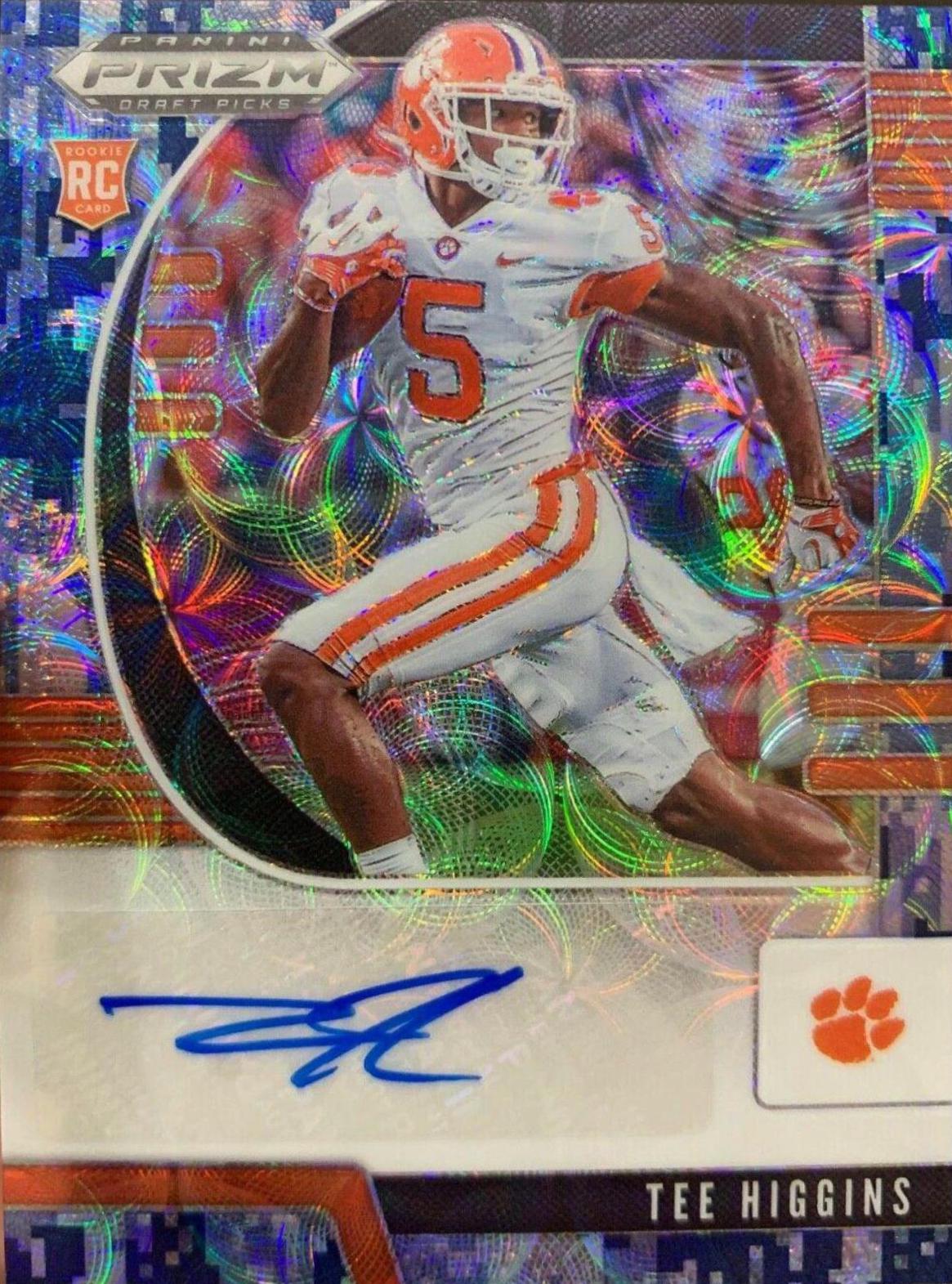 Tee Higgins [Autograph Camo Prizm] #107