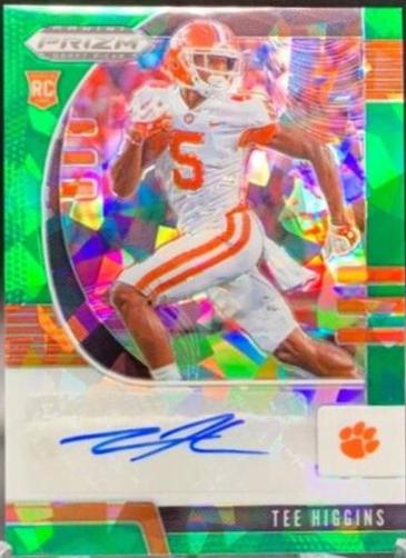 Tee Higgins [Autograph Green Ice Prizm] #107