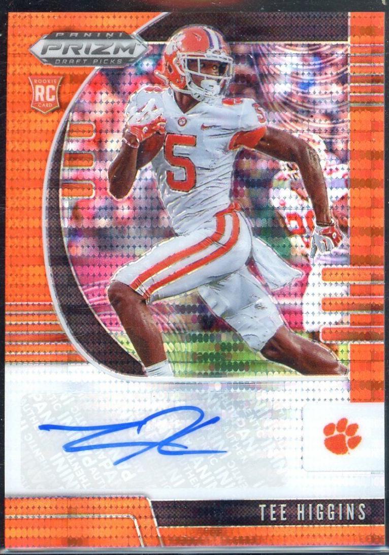 Tee Higgins [Autograph Orange Pulsar Prizm] #107