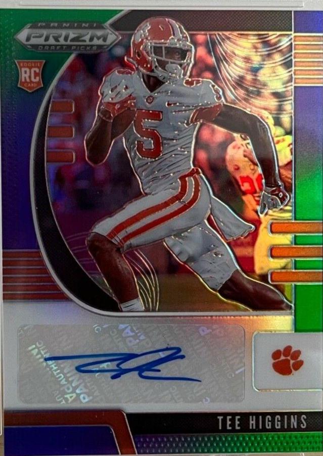 Tee Higgins [Autograph Purple Green Prizm] #107