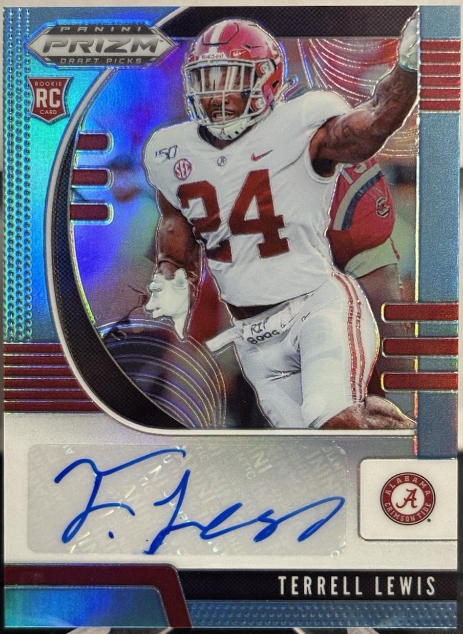 Terrell Lewis [Autograph Blue Prizm] #160