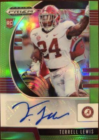 Terrell Lewis [Autograph Neon Green Prizm] #160
