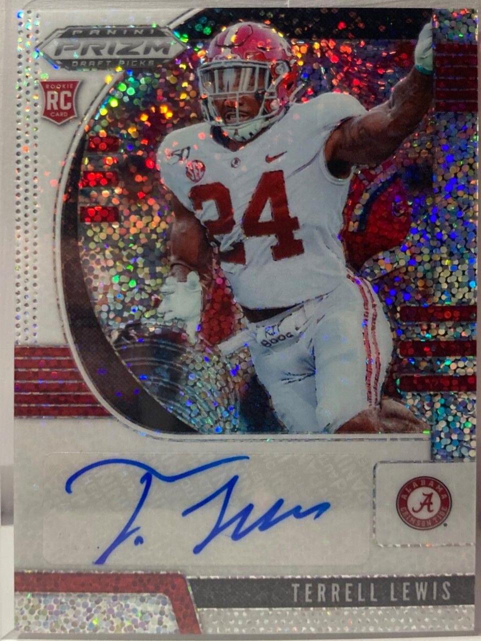 Terrell Lewis [Autograph White Sparkle Prizm] #160