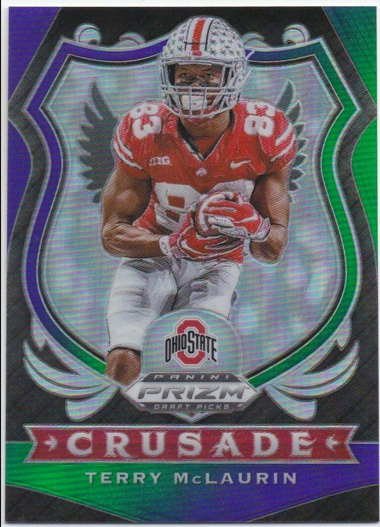 Terry McLaurin [Purple, Green Prizm] #95