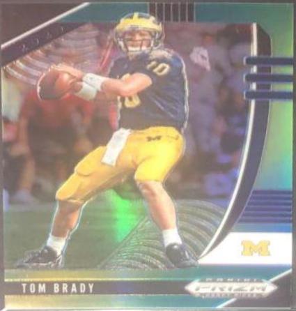 Tom Brady [Green, Yellow Prizm] #97