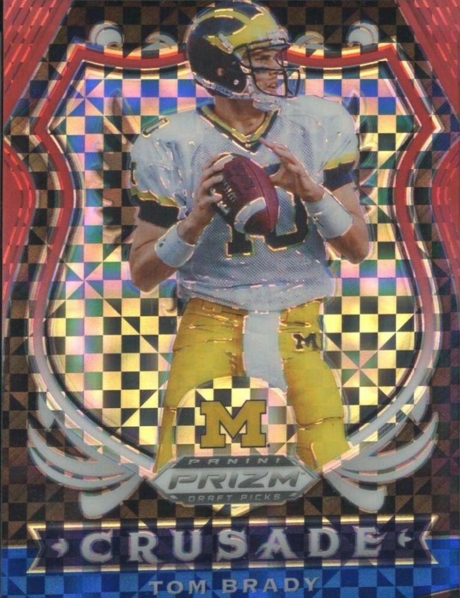 Tom Brady [Red, White, Blue Prizm] #100