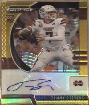Tommy Stevens [Autograph Gold Prizm] #277
