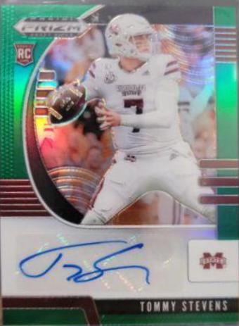 Tommy Stevens [Autograph Green Prizm] #277
