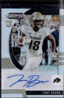 Tony Brown [Autograph Snakeskin Prizm] #291