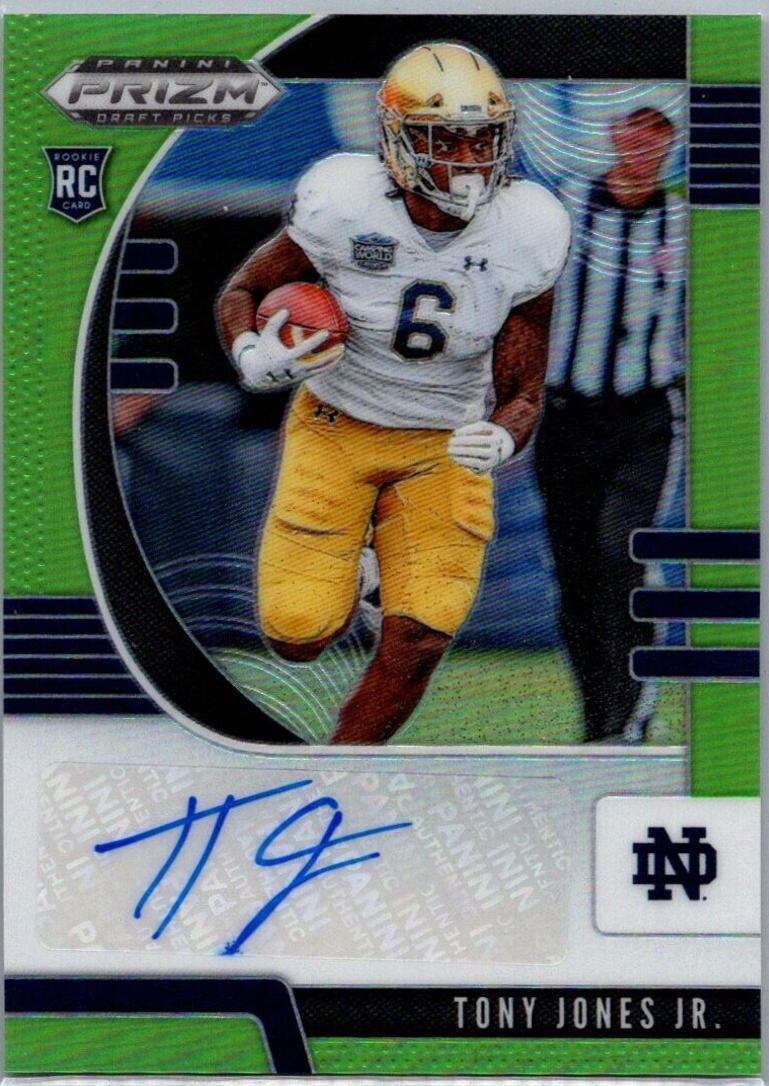 Tony Jones Jr. [Autograph Neon Green Prizm] #113