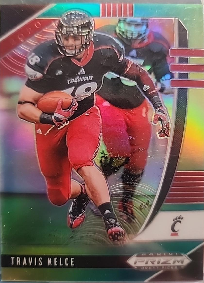 Travis Kelce [Green, Yellow Prizm] #99