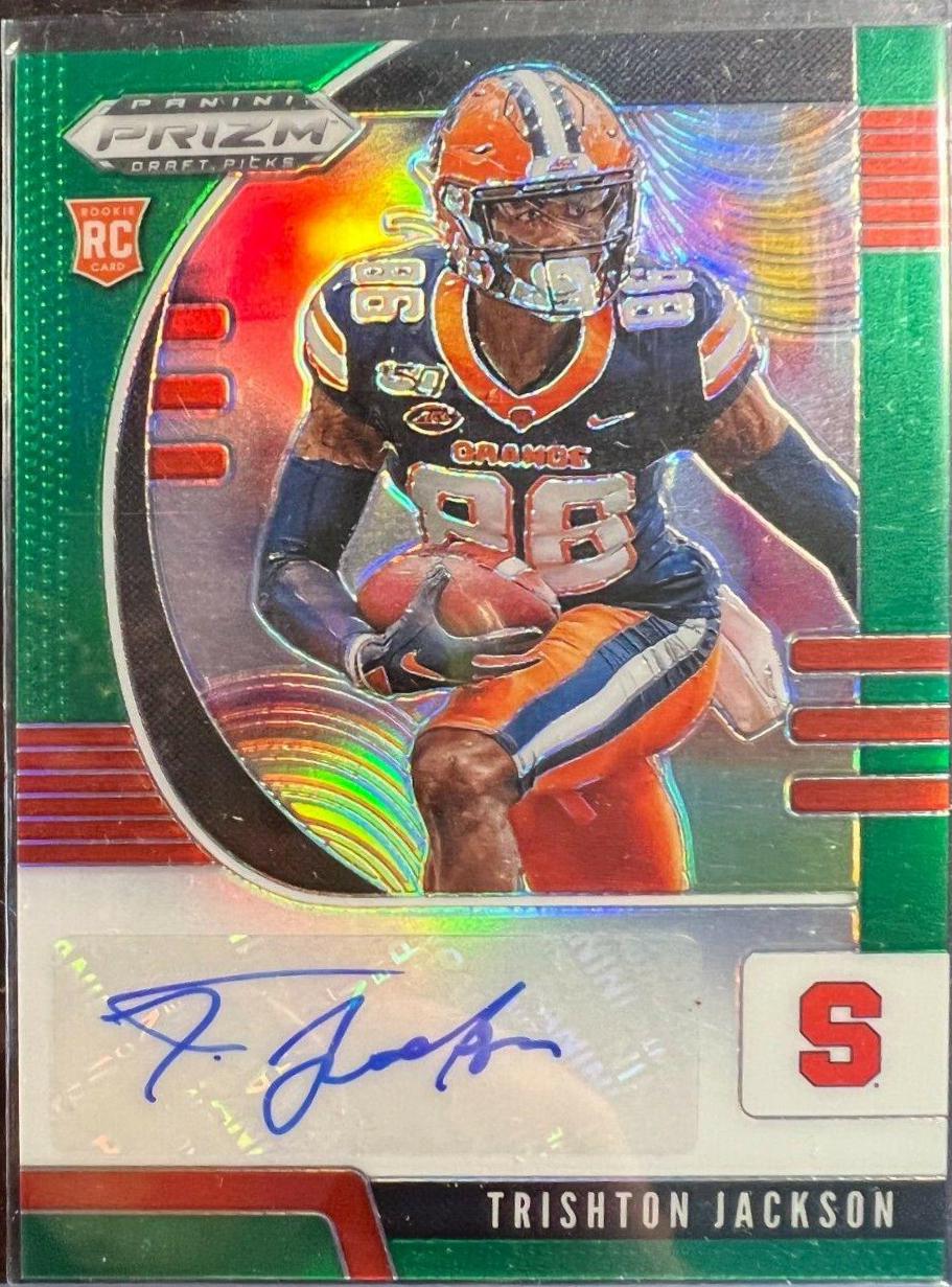 Trishton Jackson [Autograph Green Prizm] #286