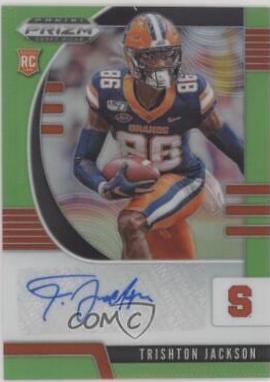 Trishton Jackson [Autograph Neon Green Prizm] #286