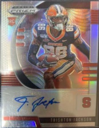 Trishton Jackson [Autograph Orange Prizm] #286