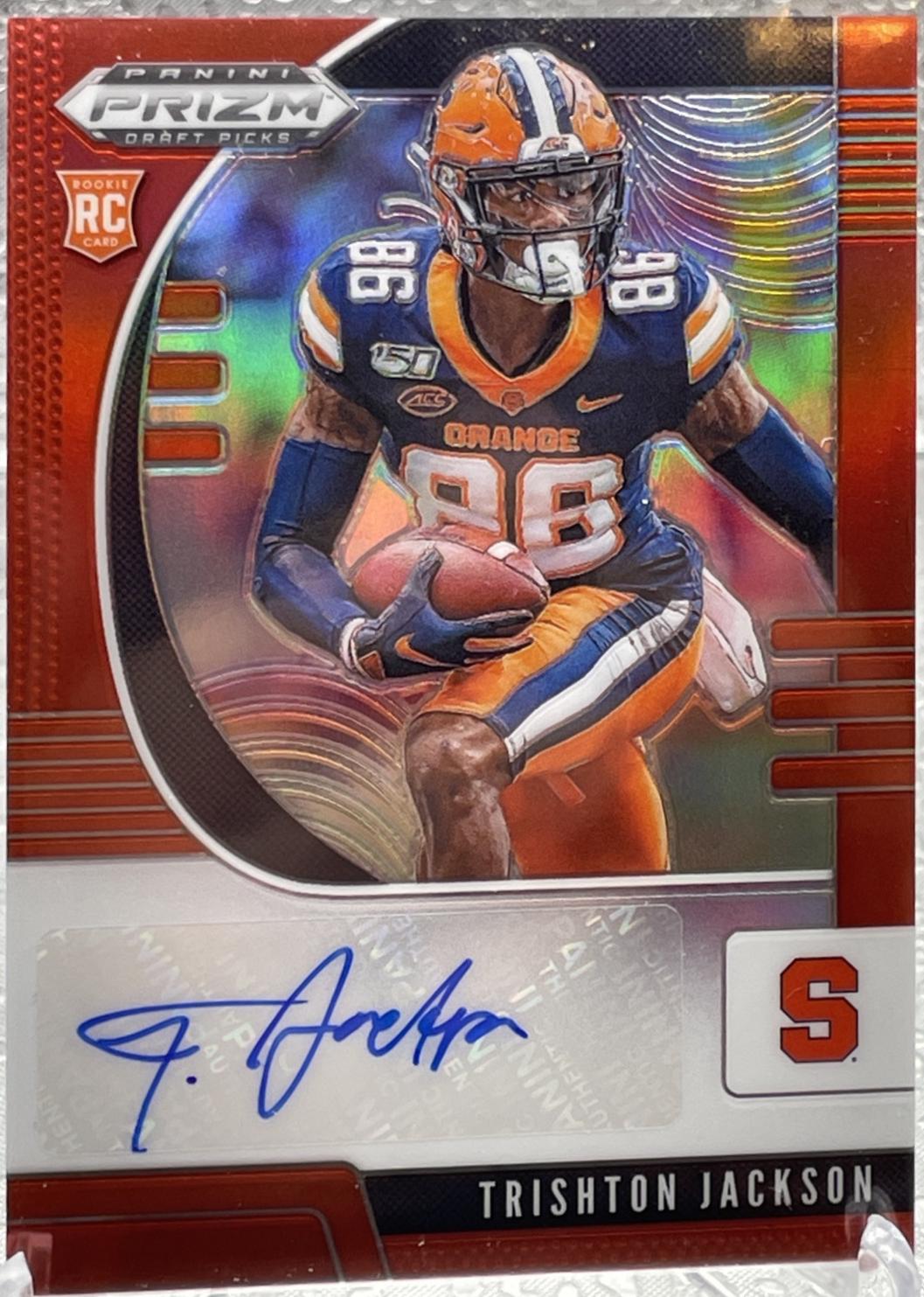 Trishton Jackson [Autograph Red Prizm] #286