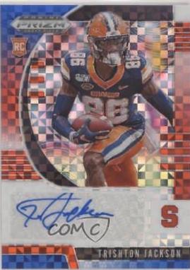 Trishton Jackson [Autograph Red White Blue Prizm] #286