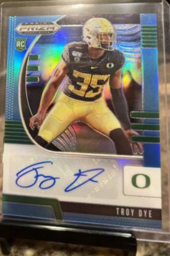 Troy Dye [Autograph Blue Prizm] #228