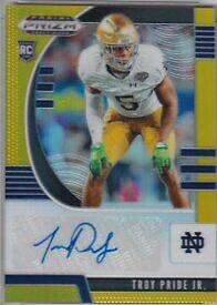 Troy Pride Jr. [Autograph Gold Prizm] #224