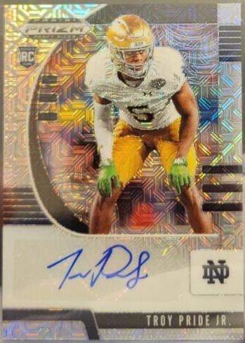 Troy Pride Jr. [Autograph Mojo Prizm] #224