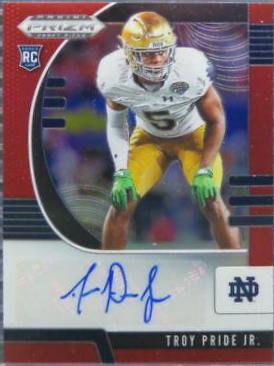 Troy Pride Jr. [Autograph Red Prizm] #224