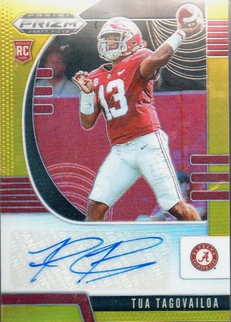 Tua Tagovailoa [Autograph Gold Prizm] #101