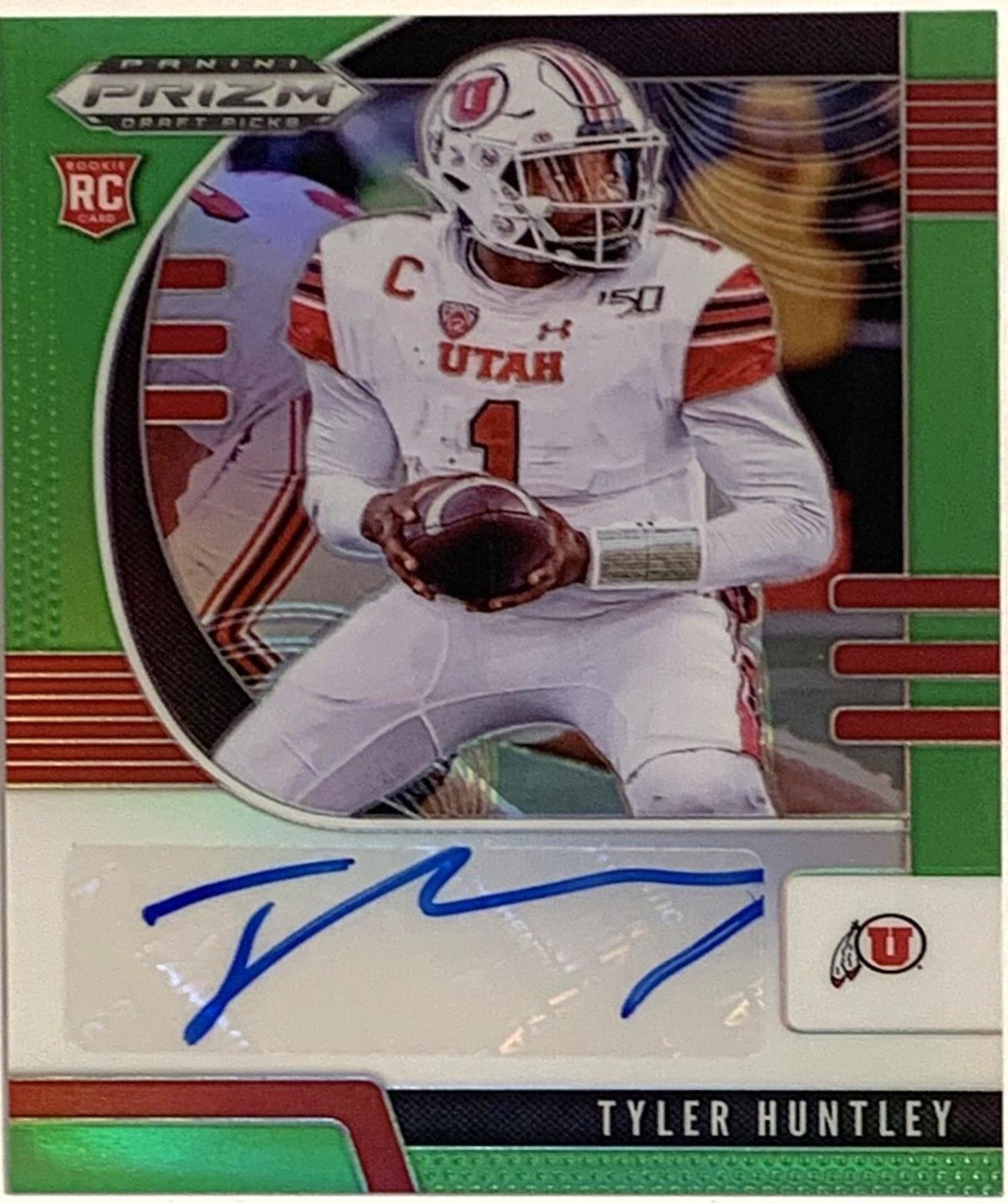 Tyler Huntley [Autograph Neon Green Prizm] #128