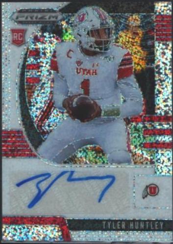 Tyler Huntley [Autograph White Sparkle Prizm] #128