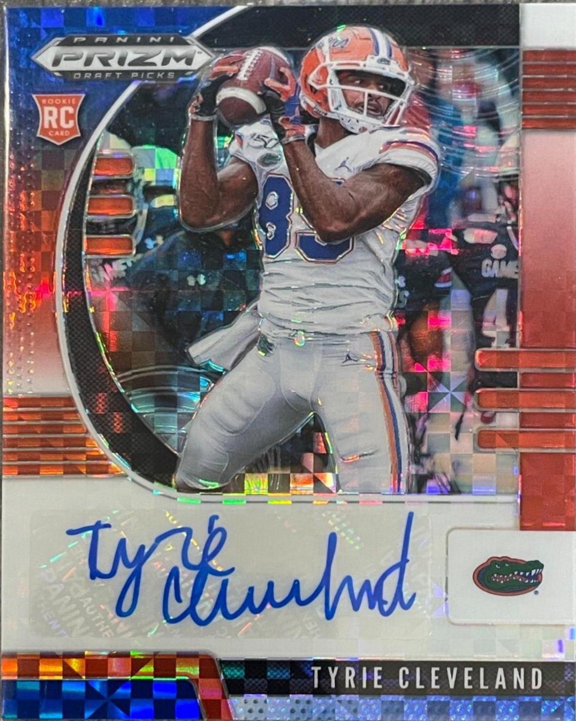 Tyrie Cleveland [Autograph Red White Blue Prizm] #280