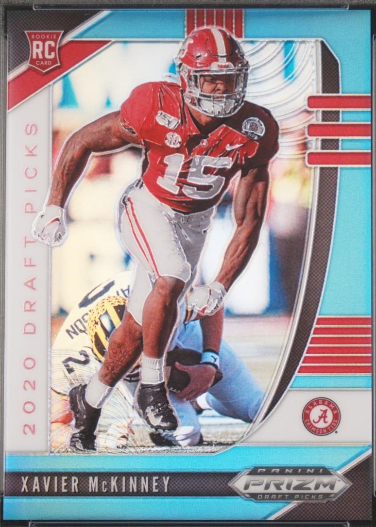 Xavier McKinney [Carolina Blue Prizm] #168
